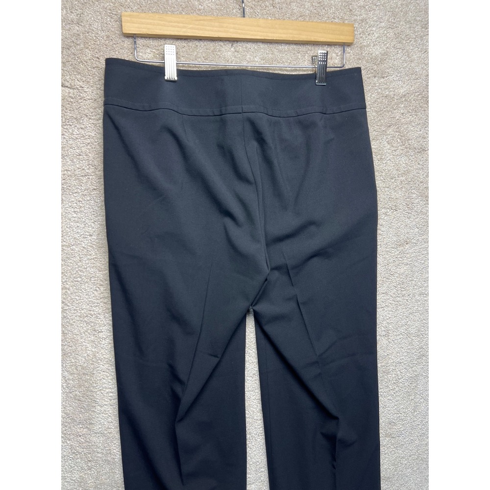 Caslon Womens Black Wide Leg Cropped Dress Pants Trousers Size 8 Career Corpcore - Picture 10 of 12